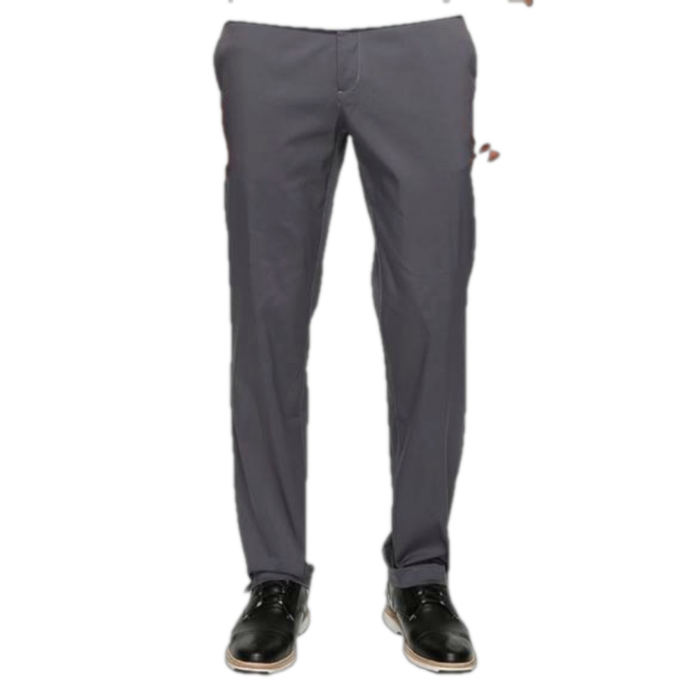 Men's Nike Grey Dry Fit Wicking Pants Straight Leg Flat Front 34 x 34 Nike Golf